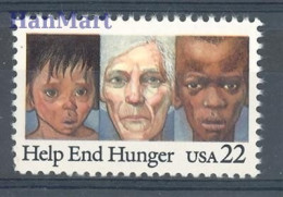 United States Of America 1985 Mi 1776 MNH  (ZS1 USA1776) - Contro La Fame