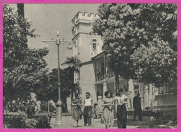 Delcampe - 313304 / Georgia SSR (Republic Of Adjara Achara) - Makhinjauri - Sanatorium "Vashnil" Hotel Women Men PC 1955 USSR - Georgien