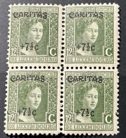 Luxembourg * Luxemburg * 1914 GD Marie-Adelaïde Caritas Surcharge - Aufdruck Yt 146 Mi 148 MNH ** - 1914-24 Marie-Adélaïde