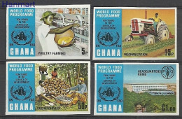 Ghana 1973 Mi 526-529B MNH  (ZS5 GHN526-529B) - Contro La Fame