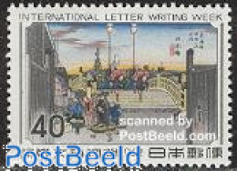 Japan 1962 Letter Week 1v, Mint NH, Post - Art - Bridges And Tunnels - Ungebraucht