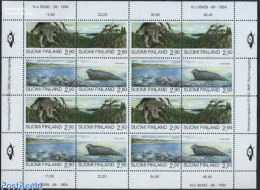 Finland 1995 Nature Conservation M/s, Mint NH, Nature - Animals (others & Mixed) - Cat Family - Sea Mammals - Ungebraucht