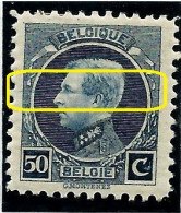N° 211* -  50 C - Bleu-gris -  - Trait Horinzontal - 1921-1925 Petit Montenez