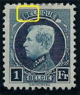 N° 215 * -  1 Fr - Bleu-vert -    Point Entre B Et E - 1921-1925 Petit Montenez