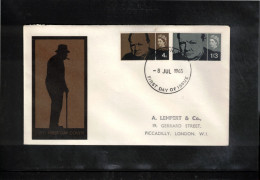 Great Britain 1965 Churchill FDC - 1952-1971 Pre-Decimal Issues