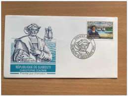 Djibouti Dschibuti 1991 FDC Christophe Colomb Columbus Kolumbus Sailing America Discovering Mi. 561 - Christopher Columbus