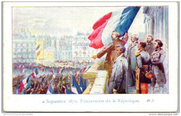 THEMES - POLITIQUE - 04 Sept 1870 Proclamation De La Republique - Events