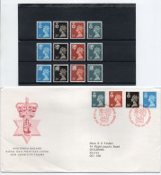 - GRANDE-BRETAGNE N° 1422/33 Neufs ** MNH + 3 FDC - EMISSIONS RÉGIONALES 1989 - - Unclassified