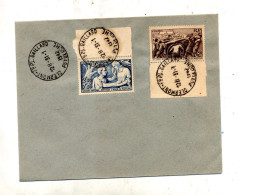 Lettre Cachet Clermont Ferrand Sur Secours National - Manual Postmarks