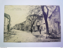 Delcampe - ALBAN  (Tarn)  :  GRANDE RUE - Alban