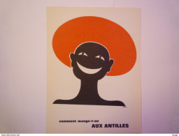 Delcampe - "PUB"  PHARMACEUTIQUE  "CITROCHOLINE"    Comment Mange-t-on  AUX ANTILLES     (format  18 X 24cm) - Autres & Non Classés