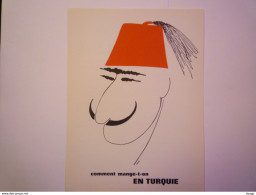 Delcampe - "PUB"  PHARMACEUTIQUE  "CITROCHOLINE"    Comment Mange-t-on  EN TURQUIE     (format  18 X 24cm) - Autres & Non Classés