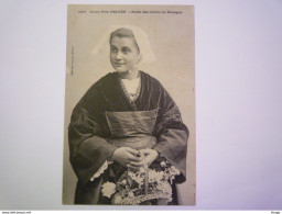 Delcampe - Jeune FILLE D'ELVEN  (Morbihan)  :  Etude De COIFFE  De Bretagne - Elven