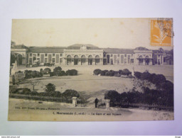 Delcampe - MARMANDE  (Lot-et-Garonne)  :  La GARE  Et Son  SQUARE - Marmande