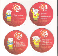 Lot 4  Sous Bocks Jupiler Recto Verso - Sous-bocks