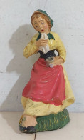 91835 Pastorello Presepe - Statuina In Pasta - Donna Seduta - Weihnachtskrippen