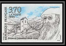 France N°2983 Francis Jammes écrivain Writer Non Dentelé ** MNH (Imperf) - 1991-2000