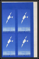 France N°2734 Jeux Paralympiques Tignes 1992 Olympiques Olympic Games Bloc De 4 Non Dentelé ** MNH Imperf Cote 160 - 1991-2000