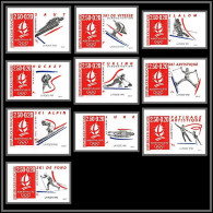 France N°2679-2680 + 2709/2710 + 2737/2742 Jeux Olympiques (olympic Games) Albertville 1992 Non Dentelé Imperf ** MNH - 1991-2000