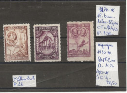 TIMBRES  DE L Espagne >  1930 Nr VOIR SUR PAPIER AVEC TIMBRES   COTE 124.50 € - Ungebraucht