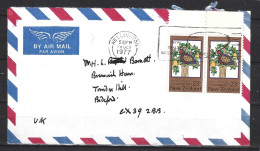 NOUVELLE-ZELANDE. N°700 De 1977 Sur Enveloppe Ayant Circulé. Perdrix. - Perdiz Pardilla & Colín
