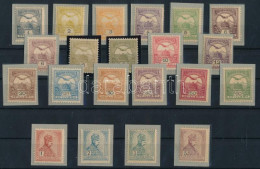 * 1900 Turul Teljes Sor (5K Sarokfog Hiba / Damaged Corner) - Other & Unclassified