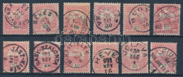 O 1900-1913 12 Db Turul 10f Szép / Olvasható Bélyegzésekkel - Other & Unclassified