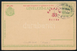1919 Hadi Segély Használatlan Válaszos Levelezőlap Felülnyomva, Főnöki Bélyegzéssel, Bodor Vizsgálójellel - Other & Unclassified