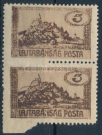 **, * Nyugat-Magyarország VII. 1921 5K Pár Nagyon Látványosan Elfogazva, Bodor Vizsgálójellel - Other & Unclassified