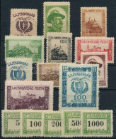 (*), * Nyugat-Magyarország VII. 1921 16 Db Bélyeg Bodor Vizsgálójellel - Other & Unclassified