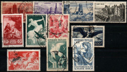 FRANCE 1945-6 O - Oblitérés