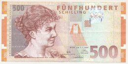 Ausztria 1997. 500Sch "AC183578U" T:F Austria 1997. 500 Schilling "AC183578U" C:F Krause KM#261 - Unclassified