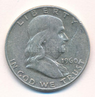 Amerikai Egyesült Államok 1960 1/2$ Ag "Franklin" Kapszulában T:VF Karc USA 1960 1/2 Dollar Ag "Franklin" In Capsule C:V - Unclassified