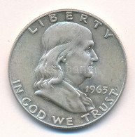 Amerikai Egyesült Államok 1963. 1/2$ Ag "Franklin" T:VF USA 1963. 1/2 Dollar Ag "Franklin" C:VF Krause KM#199 - Unclassified