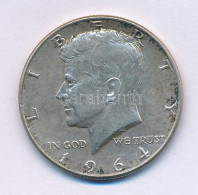 Amerikai Egyesült Államok 1964. 1/2$ Ag "Kennedy" T:XF Patina USA 1964. 1/2 Dollar Ag "Kennedy" C:XF Patina Krause KM#20 - Unclassified