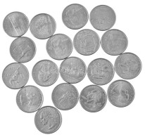 Amerikai Egyesült Államok 1999-2005. 1/4$ (25c) Cu-Ni "50 állam" (18xklf) T:AU,XF USA 1999-2005. 1/4 Dollar (25 Cents) C - Unclassified