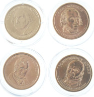 Amerikai Egyesült Államok 2007-2010. 1$ Cu-Ni-Zn "Elnöki Dollárok - George Washington, James Madison, John Quincy Adams, - Unclassified