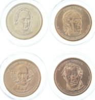Amerikai Egyesült Államok 2008-2010. 1$ Cu-Ni-Zn "Elnöki Dollárok - Martin Van Buren, John Tyler, Zachary Taylor, James - Unclassified