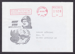 POLAND U.N. 2003, Polish Forces In Near East Cover To Warsawa - Lettres & Documents