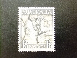 45 AUSTRALIA CORREO AEREO 1949 / VUELOS TRANSOCEANICOS / YVERT PA 7 FU - Gebraucht
