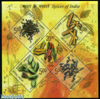 India 2009 Spices S/s, Mint NH, Health - Food & Drink - Ungebraucht