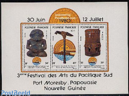 French Polynesia 1980 Art Festival S/s, Mint NH, Art - Art & Antique Objects - Ungebraucht