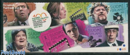 Finland 2013 Actors 6v S-a In Booklet, Mint NH, Performance Art - Movie Stars - Theatre - Unused Stamps