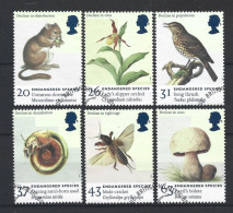 Gr. Britain 1998 Endangered Species Y.T. 2011/2016 (0) - Usati