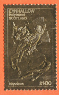 7288 /  NAPOLEON Gold Stamp ** EYNHALLOW Holly Island Scotland 1 £ Livre  Neuf Sans Charniere Timbre OR - Scotland