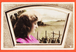 6102 / MISS GARRICHTON Artiste Théatre 1907 à Marie COURTY Saint-André-de-Sangonis / Carte-Photo-Montage MICHAU 594 - Beroemde Vrouwen