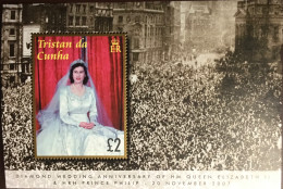 Tristan Da Cunha 2007 Diamond Wedding Minisheet MNH - Tristan Da Cunha