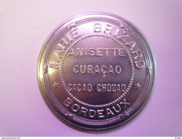 2024 - 461  PETIT MIROIR PUB  " MARIE BRIZARD "  Anisette Curaçao  Cacao  CHOUAO  BORDEAUX   XXX - Altri & Non Classificati