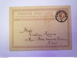 2024 - 964  ENTIER POSTAL LONDON  1877   XXX - Luftpost & Aerogramme