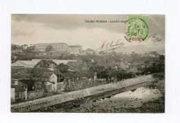 !!! CPA DE LA REUNION DE 1906 : L'HOPITAL MILITAIRE DE ST DENIS - Réunion